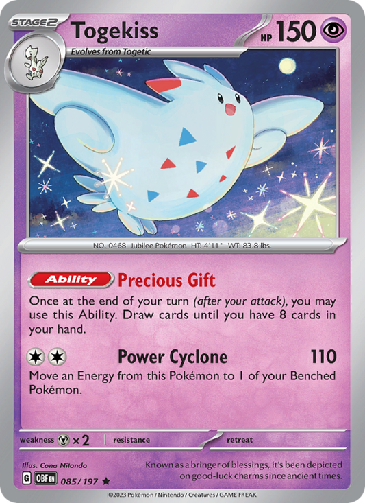 Togekiss (085/197) Reverse Holo card image