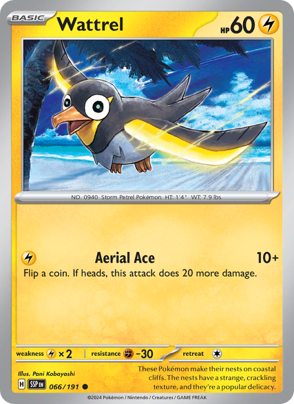 Wattrel (066/191) Reverse Holo card image