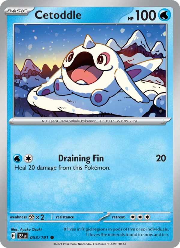 Cetoddle (053/191) Reverse Holo card image