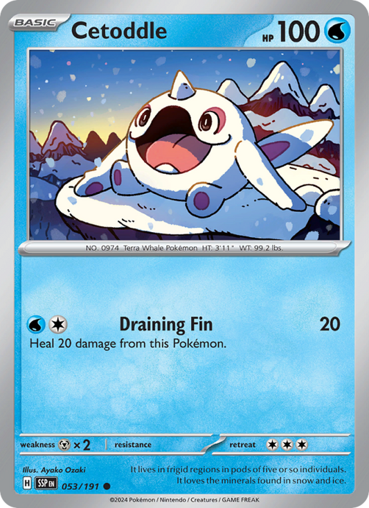 Cetoddle (053/191) Reverse Holo card image