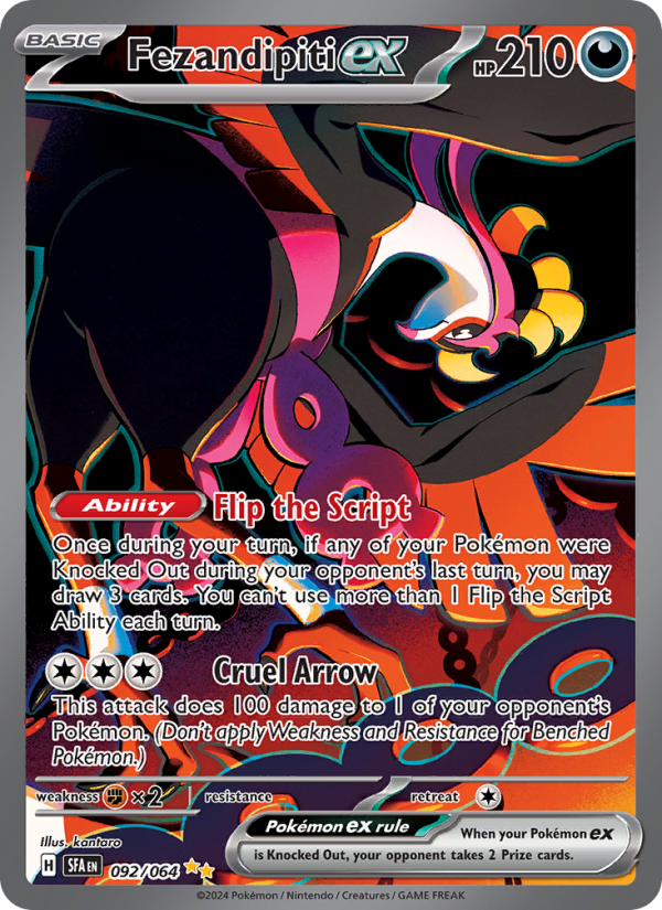 Fezandipiti ex (092/64) Holographic card image