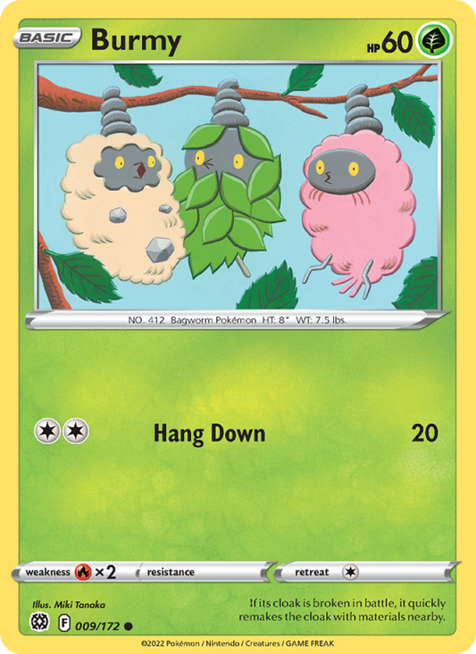 Burmy (009/172) Reverse Holo card image