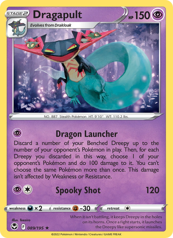 Dragapult (089/195) Reverse Holo card image