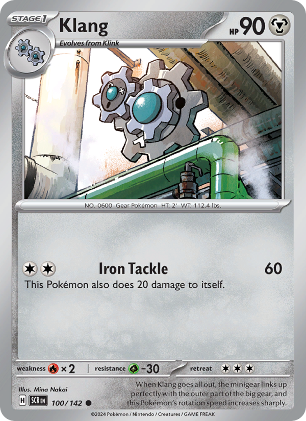 Klang (100/142) Reverse Holo card image