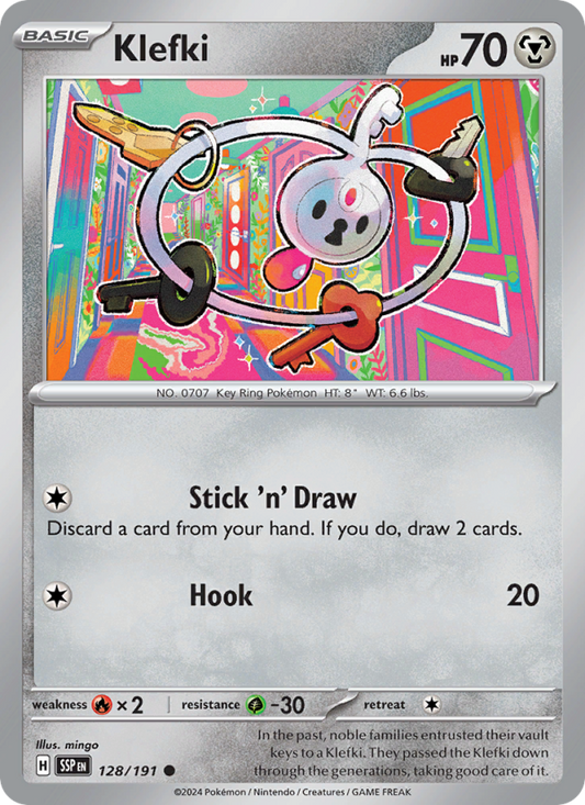 Klefki (128/191) Reverse Holo card image