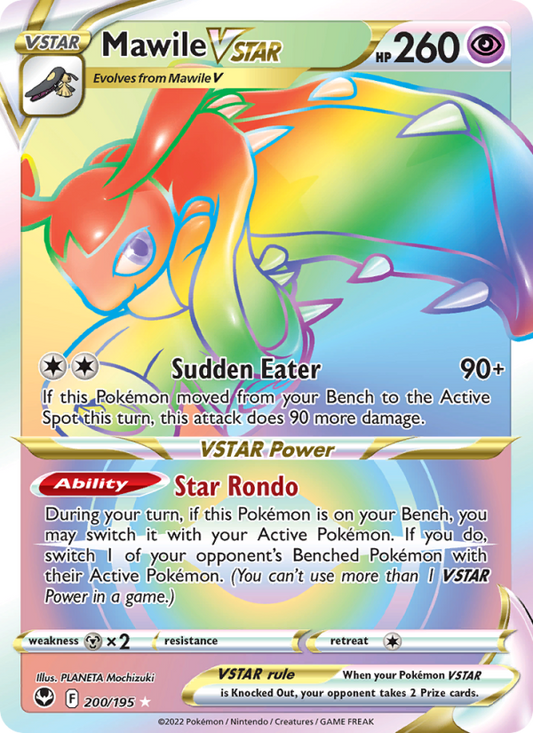 Mawile VSTAR (200/195) Holographic card image