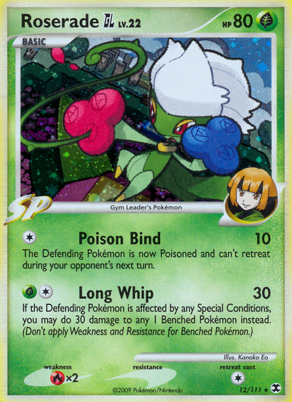 Roserade GL (012/111) Reverse Holo card image