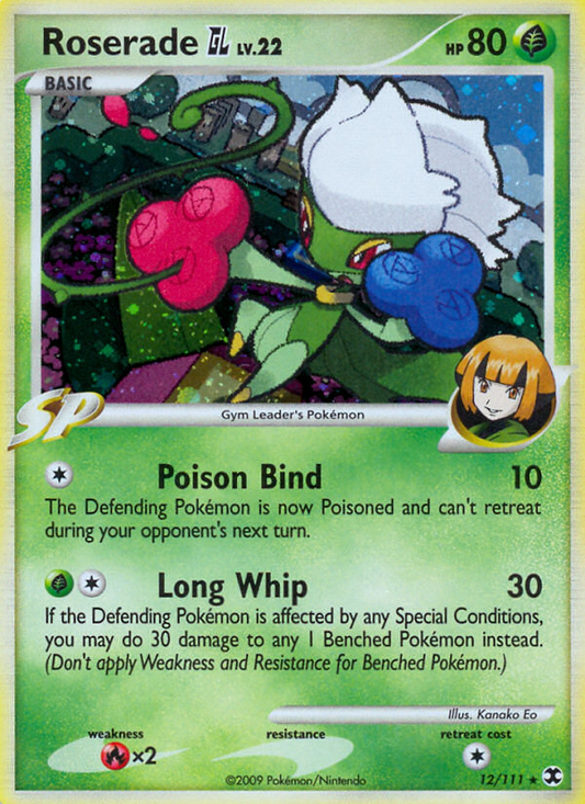 Roserade GL (012/111) Reverse Holo card image