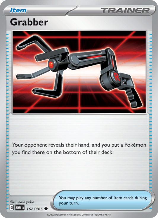 Grabber (162/165) Reverse Holo card image