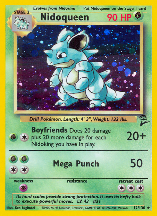 Nidoqueen (012/130) Reverse Holo card image