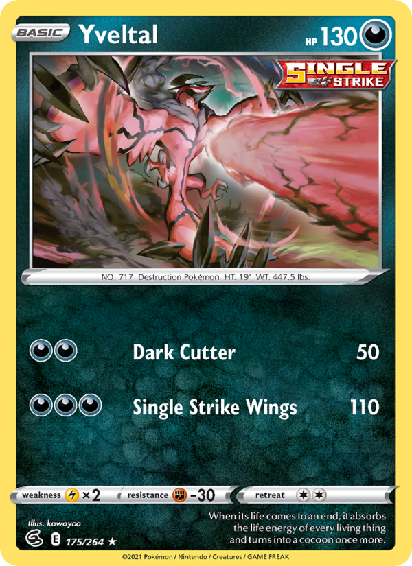 Yveltal (175/264) Reverse Holo card image