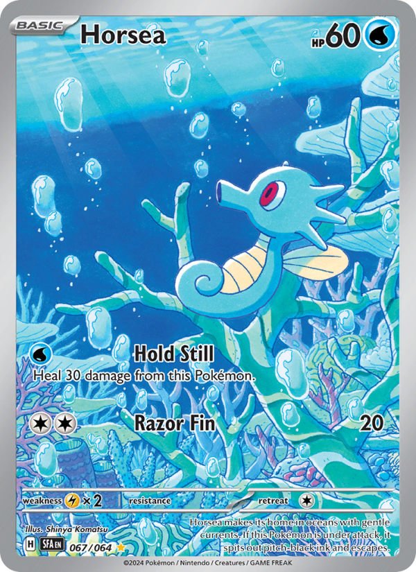 Horsea (067/64) Holographic card image