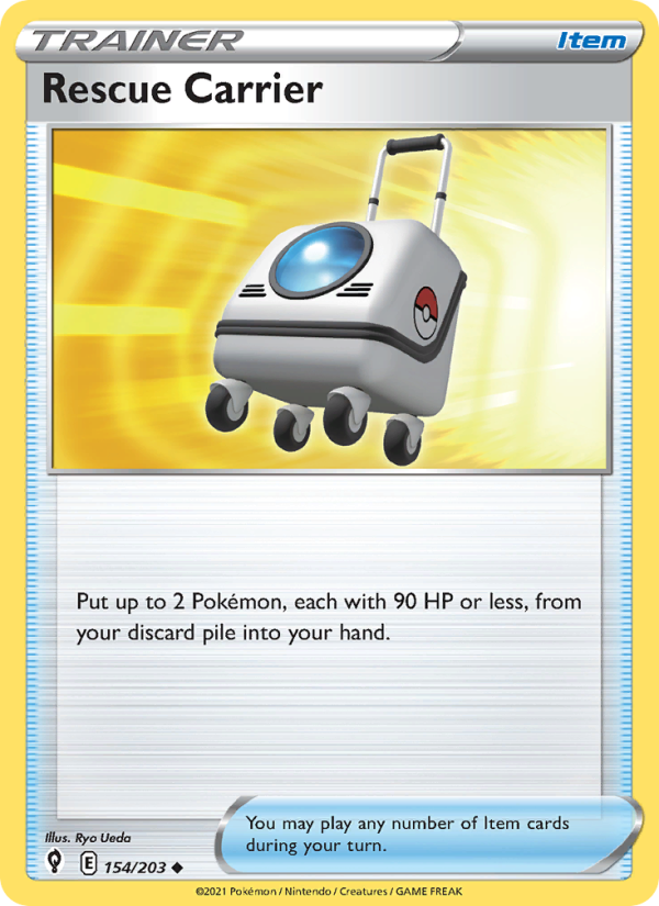 Rescue Carrier (154/203) Reverse Holo card image