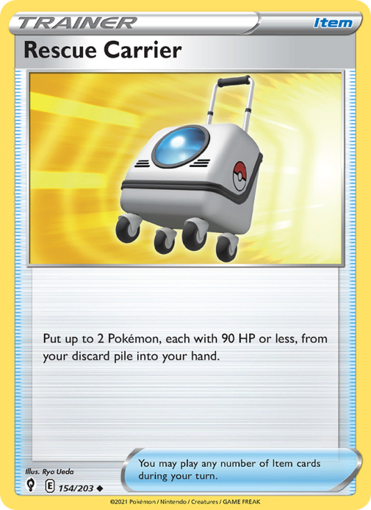 Rescue Carrier (154/203) Reverse Holo card image