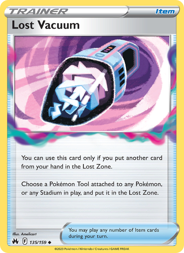 Lost Vacuum (135/159) Reverse Holo card image