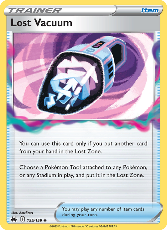 Lost Vacuum (135/159) Reverse Holo card image