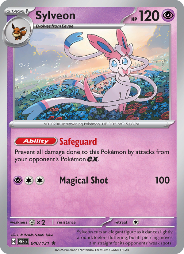 Sylveon (040/131) Reverse Holo card image
