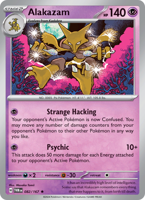 Alakazam (082/167) Reverse Holo card image