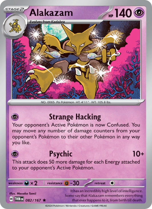 Alakazam (082/167) Reverse Holo card image
