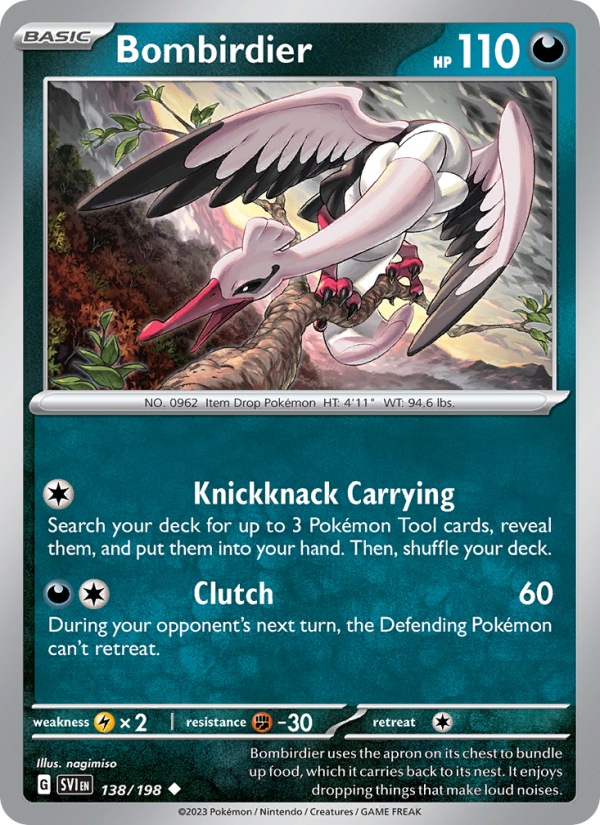 Bombirdier (138/198) Reverse Holo card image