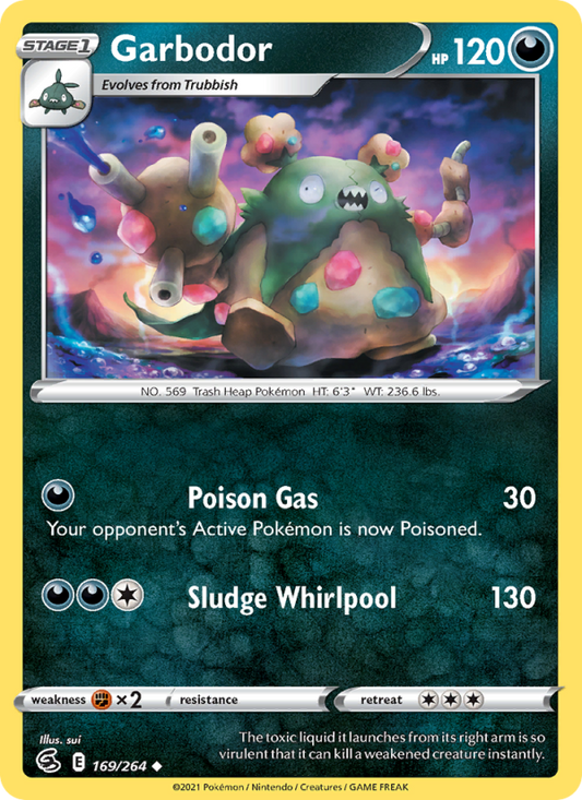 Garbodor (169/264) Reverse Holo card image