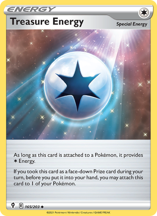 Treasure Energy (165/203) Reverse Holo card image