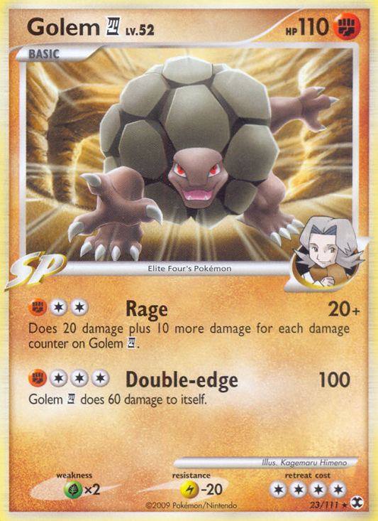 Golem 4 (023/111) Reverse Holo card image