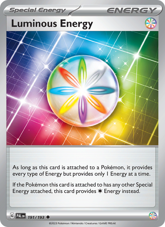 Luminous Energy (191/193) Reverse Holo card image