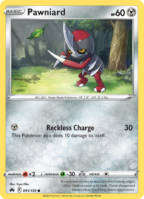 Pawniard (091/159) Reverse Holo card image