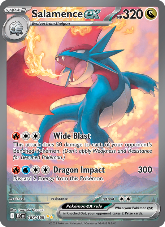 Salamence ex (187/159) Reverse Holo card image