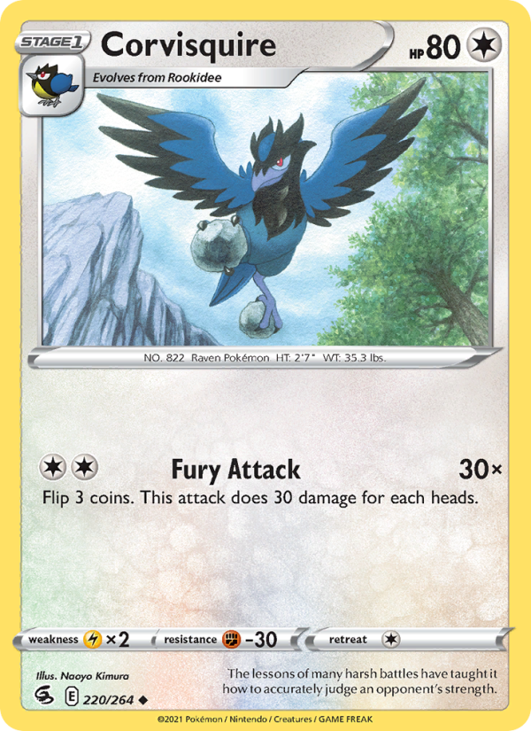 Corvisquire (220/264) Reverse Holo card image