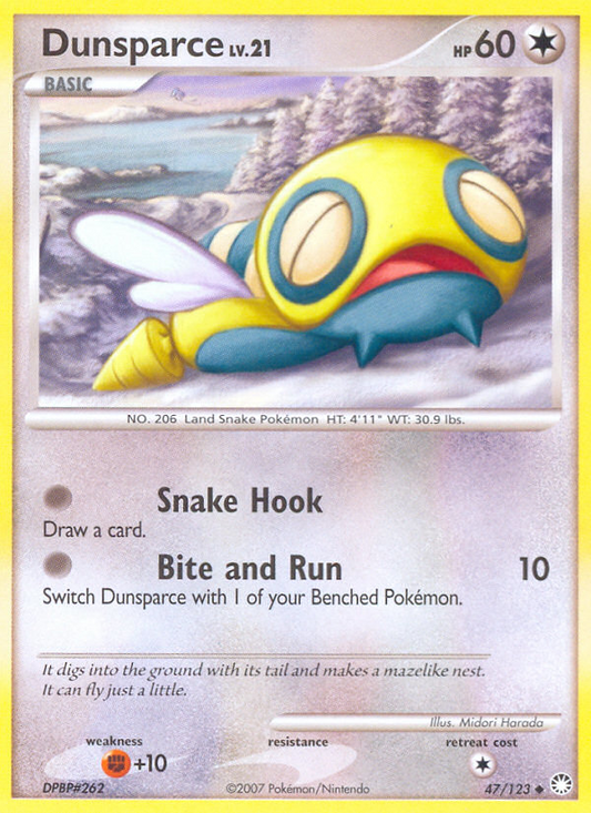 Dunsparce (047/122) Reverse Holo card image