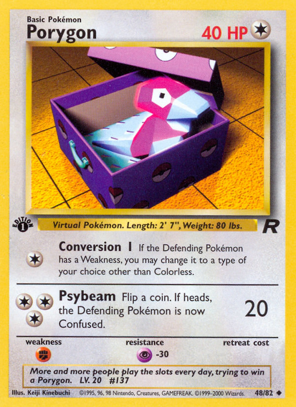 Porygon (048/82) Reverse Holo card image