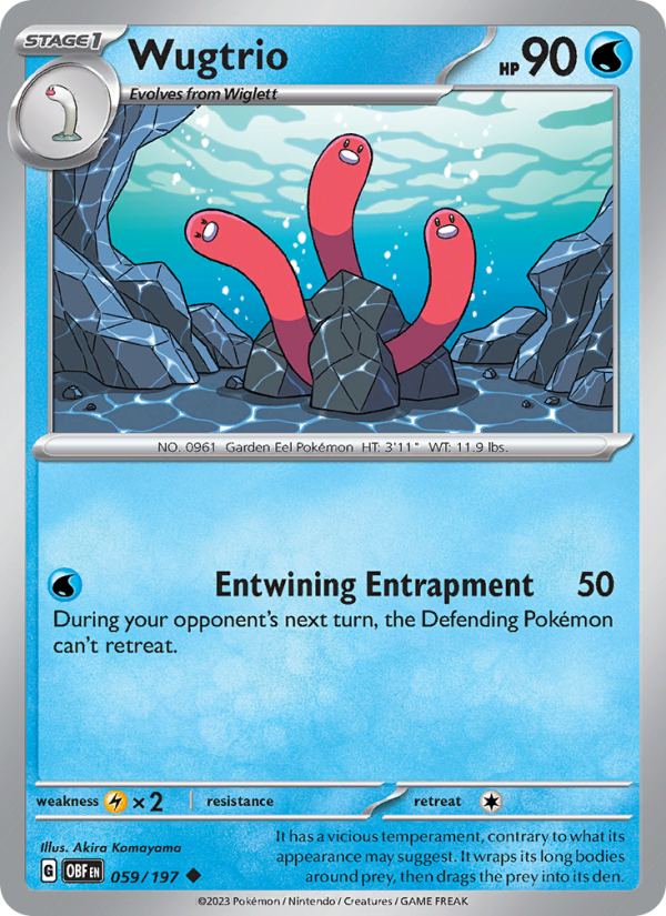 Wugtrio (059/197) Reverse Holo card image