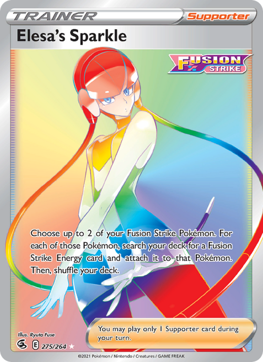 Elesa's Sparkle (275/264) Reverse Holo card image