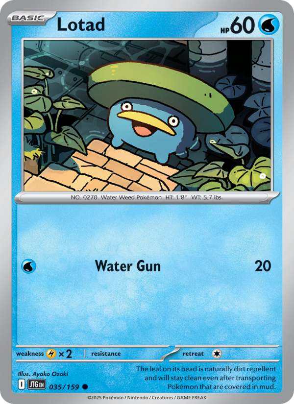 Lotad (035/159) Reverse Holo card image