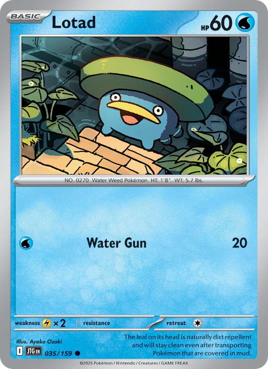 Lotad (035/159) Reverse Holo card image