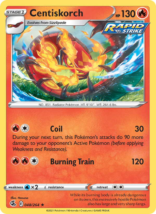 Centiskorch (048/264) Reverse Holo card image