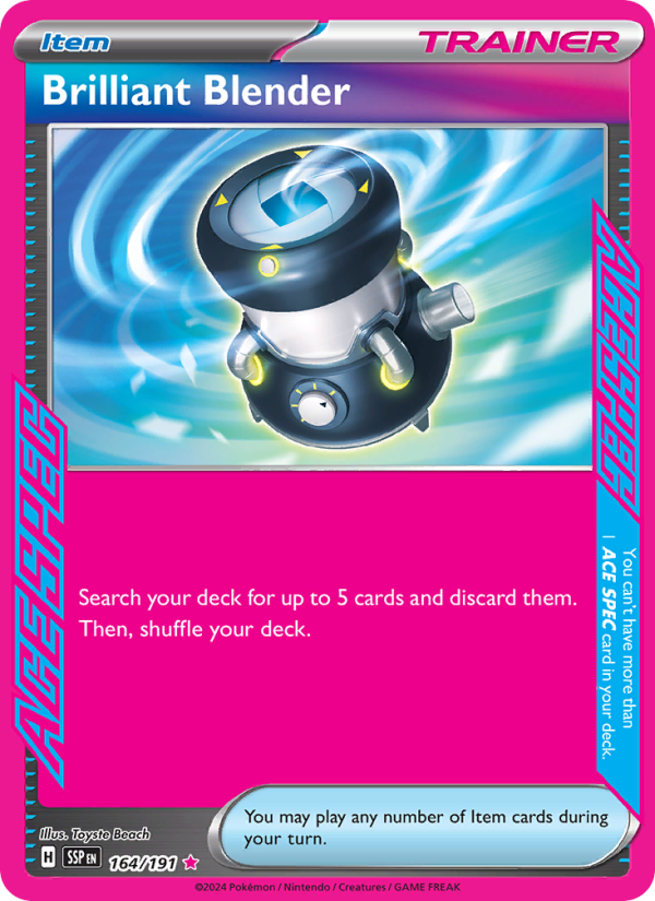 Brilliant Blender (164/191) Holographic card image