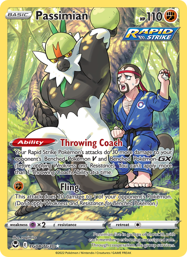 Passimian (TG08/195) Holographic card image