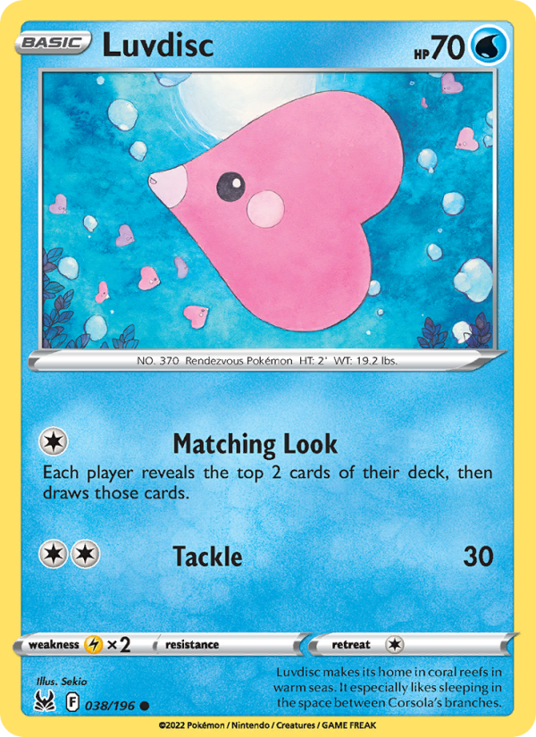 Luvdisc (038/196) Reverse Holo card image
