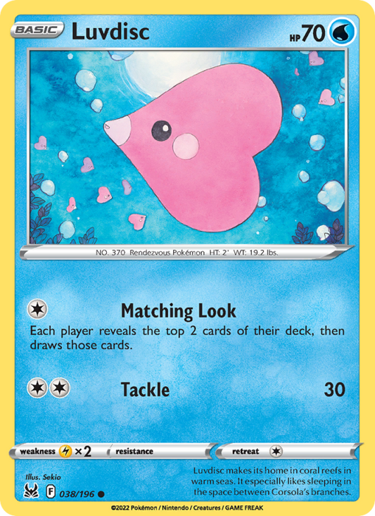 Luvdisc (038/196) Reverse Holo card image