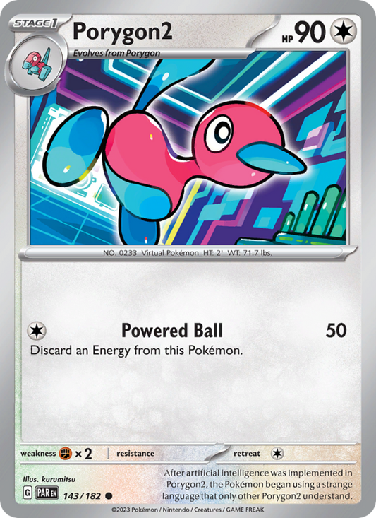 Porygon2 (143/182) Reverse Holo card image