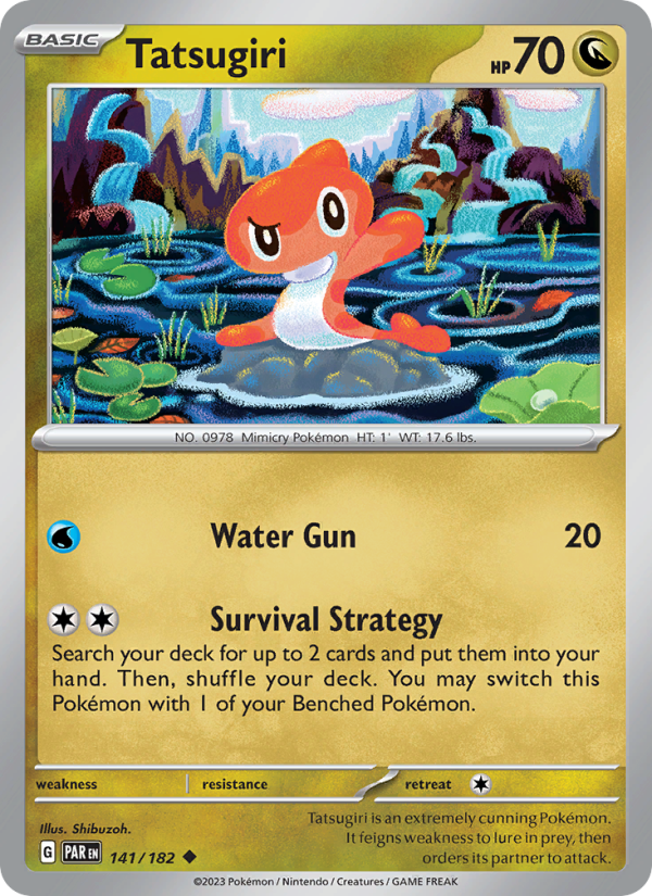 Tatsugiri (141/182) Reverse Holo card image