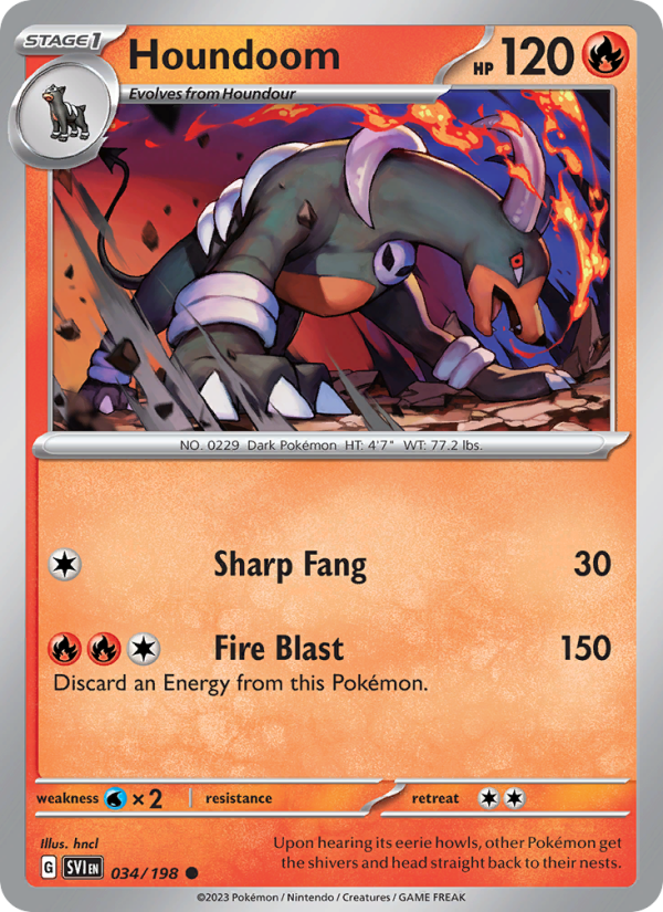 Houndoom (034/198) Reverse Holo card image