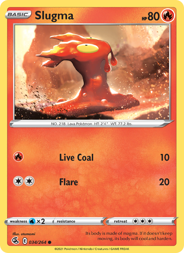 Slugma (034/264) Reverse Holo card image