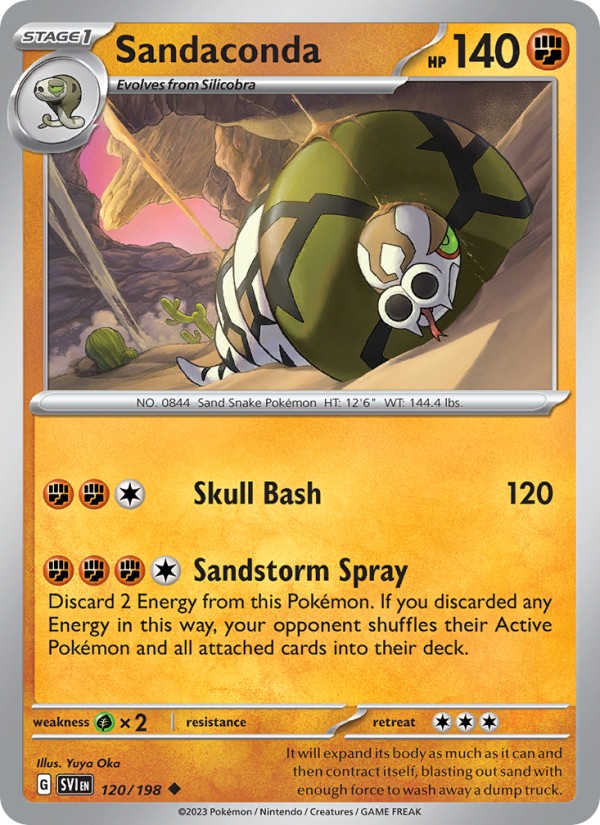 Sandaconda (120/198) Reverse Holo card image