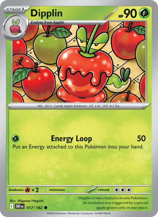 Dipplin (017/182) Reverse Holo card image