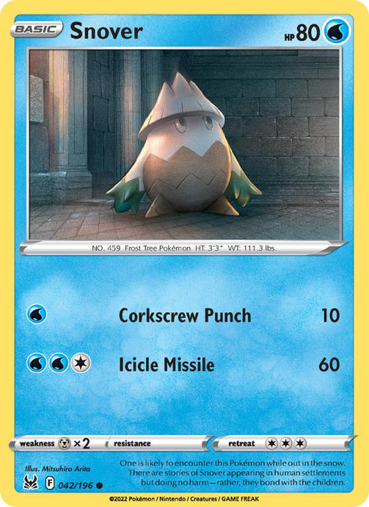 Snover (042/196) Reverse Holo card image
