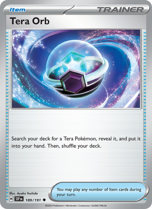 Tera Orb (189/191) Reverse Holo card image